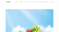 Desktop Screenshot of nutritionnews.com